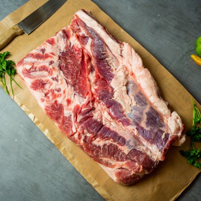 Свинина ребрышки мясные 900 г - купить в Депутатском